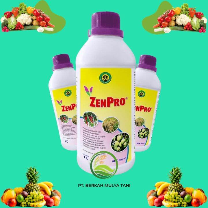 Pupuk Organik Cair NPK Super Zenpro 1 Liter Lazada Indonesia