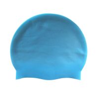 Pure Silicone Ear Outdoor Swimming Hat Women Men Universal Silicone Diving Cap Swim Caps