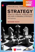 (ใหม่) พร้อมส่ง The Financial Times Guide to Strategy : How to create, pursue and deliver a winning strategy (The Ft Guides) (5TH) [Paperback]