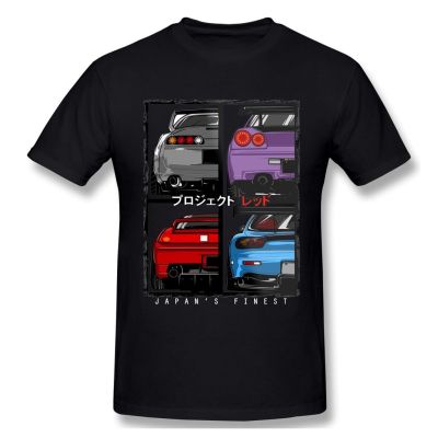 Jdm เสื้อยืดคอกลม ผ้าฝ้าย 100% พิมพ์ลายรถแข่งญี่ปุ่น R34 NSX FD3S RX7 โอเวอร์ไซซ์ แฟชั่น สําหรับผู้ชาย ผู้หญิง