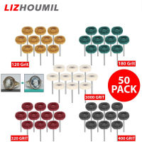 LIZHOUMIL ล้อขัด50ชิ้น,ล้อขัดงานขัดเงา1/8นิ้ว/3มม. สำหรับสว่านขัด