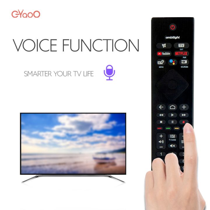 55oled805-79-voice-remote-control-use-for-philips-8500-series-ambilight-4k-uhd-led-android-tv-with-3-sided-55oled805-65oled805