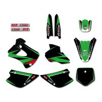 0473 Motorcycle GRAPHICS amp; BACKGROUNDS DECAL Sticker For Kawasaki KX85 KX100 KX 85 100 1998 1999 2000 Personality Gift