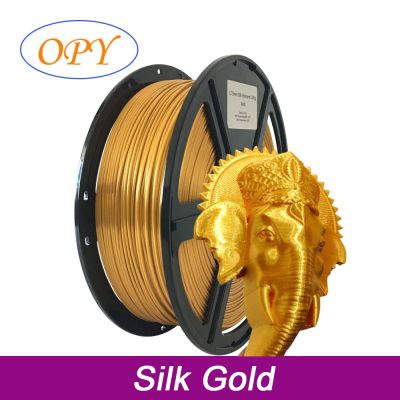Silk PLA Filament 3D Printer Pen Filament 1.75mm 1Kg 100g 10m Gold Silver Copper Dual Color Material Reels Roll Printing Plastic