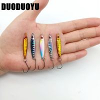 【lz】✆☎  Duoduoyu-mini gabarito de metal para pesca equipamento artificial com gancho único 5g/35mm 5pcs