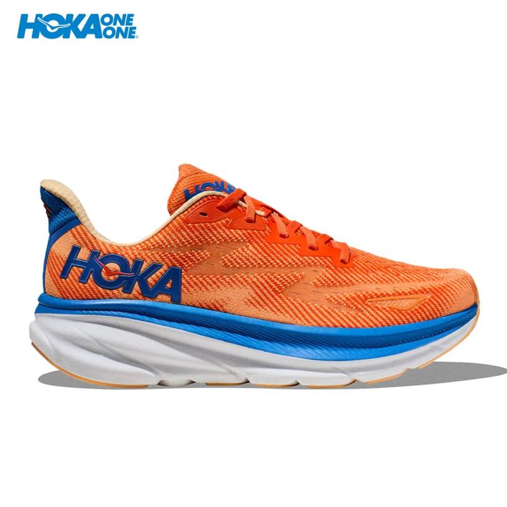 รองเท้าวิ่ง-hoka-men-s-clifton-9-wide-vibrant-orange-impala-1132210-voim