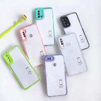 เคสประกบขอบสี6สี เคสออปโป้ รุ่น OPPO A52020 A92020 A5S A7 A12 F9 REALME5 5I RENO5 A15 A15S A16 A95 A74 A54