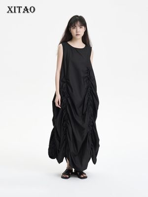 XITAO Dress  Casual Women Sleeveless Dress