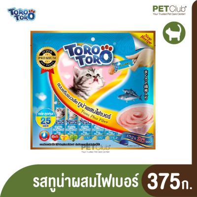 [PETClub] Torotoro cat - ขนมแมวเลีย รสทูน่าผสมไฟเบอร์  (375g)
