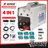 Kende ตู้เชื่อมไฟฟ้า TIG/MMA/CUT/AIR-200 4IN1 พร้อมอุปกรณ์ ตู้เชื่อม 200 แอมป์ / ตู้เชื่อมอินเวอร์เตอร์ / ตู้เชื่อม Inverter / เครื่องเชื่อม ตัดพลาสม่า