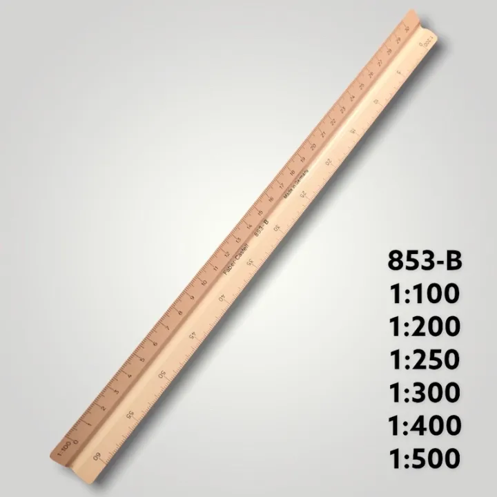 ruler Triangular Metric Scale Ruler by FaberCastell Lazada PH