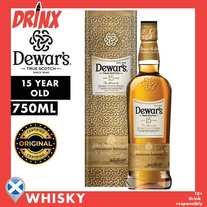 Dewar's 15 Year Old Blended Scotch Whisky 750ml Dewars | Lazada PH