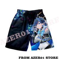 2023 newHOLOLIVE VTuber Ouro Kronii Merch 3D Print Summer Holiday WomenMen Elastic Waist Streetwear Shorts Kawaii Beach Shorts pants