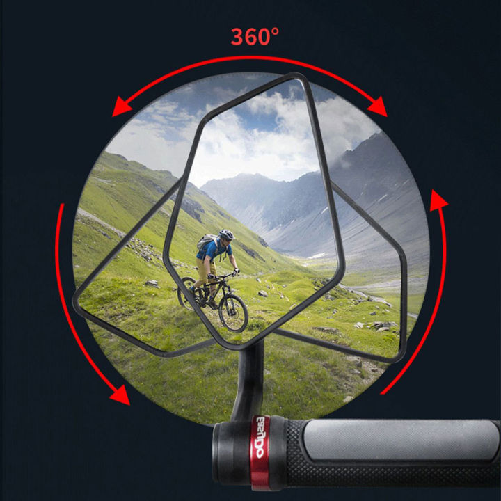 จักรยานกระจกช่วงกว้างขายร้อนจักรยานกระจกมองหลังขี่จักรยานอุปกรณ์ปรับจักรยานกระจกสำหรับ-e-จักรยานสกูตเตอร์-motorcycl