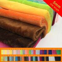 【HOT】▨ 150x50cm Large Size 5mm Hand-made Hair Fabric 103 Colors Optional Soft