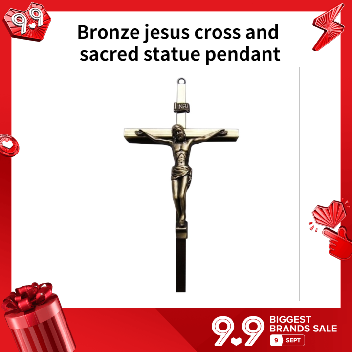 【Ready Stock】Catholic Cross Crucifix Saint Wall Cross Jesus Christ