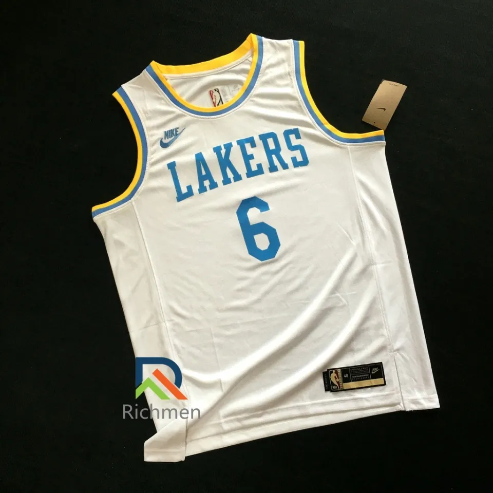 Youth Nike LeBron James White Los Angeles Lakers 2022/23 Classic Edition Name & Number T-Shirt