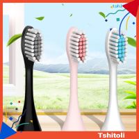 [TS] 4Pcs Toothbrush Replacement Heads Durable Deep Cleaning Wear-resistant Electric Toothbrush Heads for Household