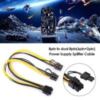 【☃】 Chayapoth Gadget Shop (MYM) Pack PCIE 6 Pin Female To Dual PCI-E 8 Pin (6 + 2) Male GPU Power Cable Splitter