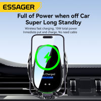 Essager Qi 15W ขาติดที่วางโทรศัพท์ในรถในช่องระบายอากาศรถที่ชาร์จแบบไร้สายสำหรับ iPhone 14 13 12 X Pro Max Xiaomi Huawei ชาร์จเร็ว