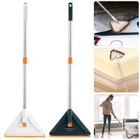 ◑✁ Cleaning Mop 360° Rotatable Adjustable Length Triangular Mop Soft Super Water Absorption Dry and Wet Wall Cleaning Mop for Floor