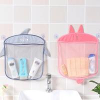 [LWF HOT]㍿✖┇ Cartoon Hanging Bags Storage Basket Bathroom Kid Bathing Toy Net Shape Storage Bag Folding Organizer Kitchen Supplies