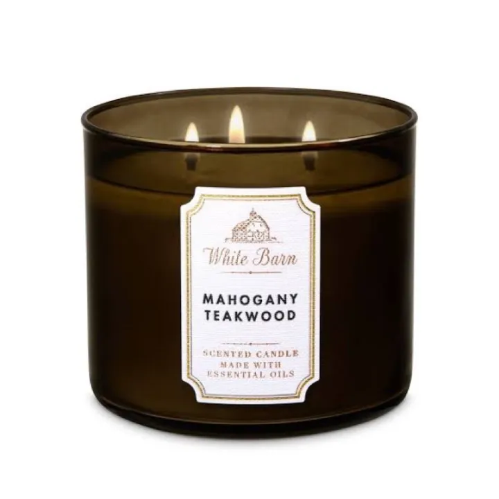 Bath & Body Works Mahogany Teakwood 3wick candle Lazada PH