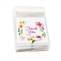 50Pcs/100pcs Flowers Heart Cellophane OPP Bags Wedding Favors Gift Bag Self Adhesive 7x7cm Baking Package Pouch Party Supplies LED Strip Lighting