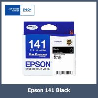 หมึก Epson 141 Black  T141190 Black   หมึกแท้?%  ตลับหมึกอิงค์เจ็ท สีดำ ของแท้