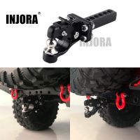 INJORA เบ็ดลากรถพ่วงโลหะสำหรับตีนตะขาบ RC TRX4 TRX-6แกน SCX10 90046 Redcat ชิ้นส่วนอัพเกรด