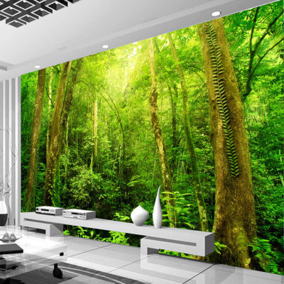 [hot]Natural Scenery 3D HD Large Wall Mural Forest landscape Photo Wallpaper Living Room Home Improvement Custom Wall Paper Fresco