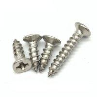 Cross Recessed Countersunk Flat Head Self-tapping Screw M1/1.2/1.4-M4 Mini  Nickel Plated Countersunk  Self-tapping Screws Wood Nails Screws  Fastener