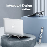 Aluminum Invisible Laptop Stand Keyboard Holder Foldable Height Adjustable For Pro Air Notebook Tablet Desk Stand