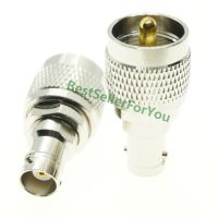 New BNC Female Jack To UHF Male PL-259 Plug Straight RF Coax Adapter Connector L