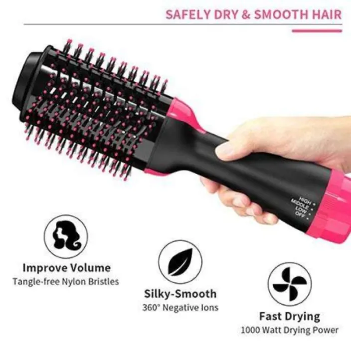 2 in 1 One Step Hair Dryer & Volumizer Hair Brush - 220V (100% Authentic)  Hot
