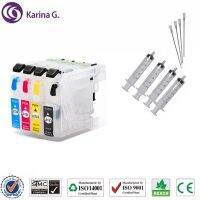 4ชิ้นตลับหมึกรีฟิลสำหรับ Lc133 Brother พร้อมชิปสำหรับ Mfc-J4710dw Brother Mfc-J4410dw Mfc-J4510dw Dcp-J4110dw