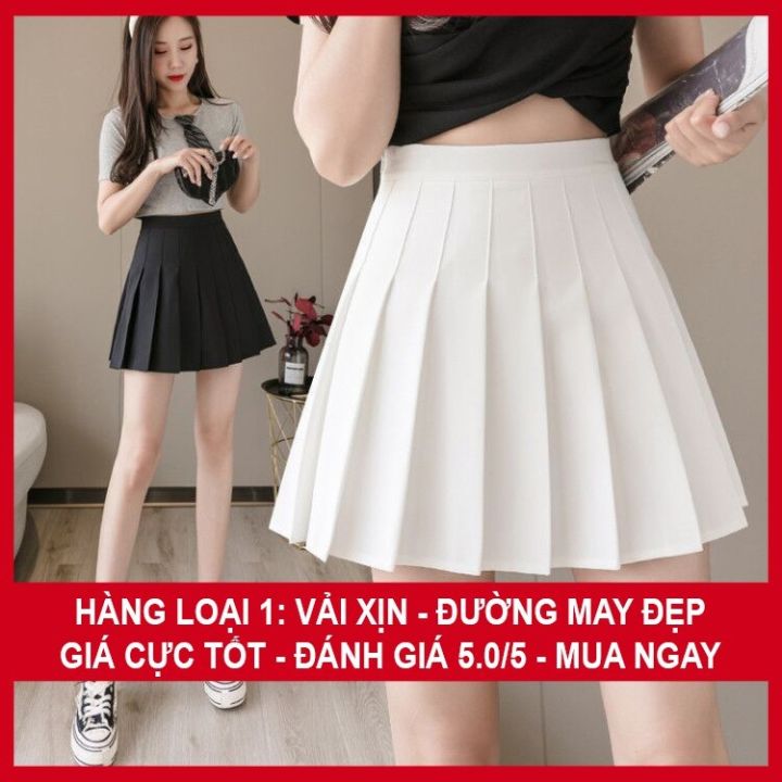 Chân Váy Chữ A Xếp Ly Lưng Cao Phong Cách Hàn Quốc Dành Cho Phái ...