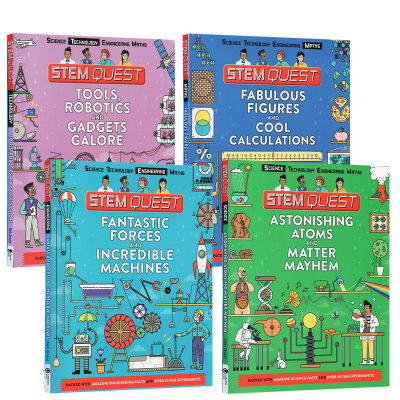 Stem quest Junior Science and technology science, mathematics and engineering technology exploration reading materials English original picture book Science / math / technolgy / Engineering extracurricular knowledge expansion of primary school students
