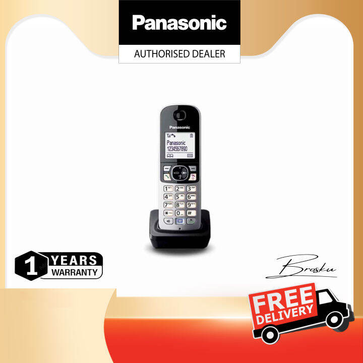 PANASONIC TGA681 CORDLESS OPTIONAL HANDSET KX-TGA681MLB | Lazada