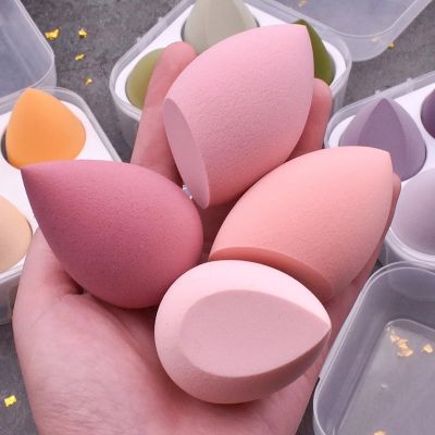 【CW】▬ஐ  4Pc Egg Makeup Blender Puff Sponge Cushion Foundation Make Up Accessories