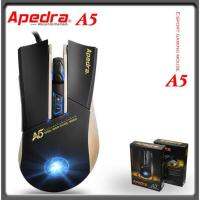 เมาส์เกมมิ่ง เมาส์มาโคร Apedra iMICE A5 Gaming Mouse 3200dpi High Precision LED four color light USB 7 Buttons.