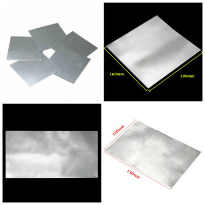 New 99.9% High Purity Pure Zinc Zn Sheet Plate Metal Foil for Science Lab 100x100mm/100x150mm/140x140mm/100x200mm