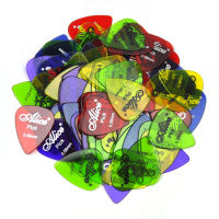 【cw】Alice 100pcs 0.58mm Transparent Glossy Guitar Picks Plectrums Polycarbonate For Acoustic Guitarhot