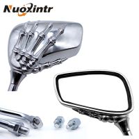 ✶ Nuoxintr Motorcycle Mirrors Skeleton For Harley Suzuki Kawasaki Honda Kymco Vespa SYM BMW Buell Aprilia Triumph Ducati KTM