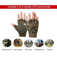 hotx【DT】 Gloves Half Tactics Forces Combat Fighting Outdoor Mountaineering Riding