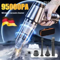 95000PA เครื่องดูดฝุ่นในรถยนต์แบบพกพา Blowable ที่มีประสิทธิภาพเครื่องดูดฝุ่นหุ่นยนต์ไร้สายรถบ้านใช้คู่มือมินิเครื่องใช้ในบ้าน