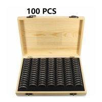 Wooden Coin Storage Box Adjustable Antioxidative Collection Case Home Simple Commemorative Container Display Capsules Universal
