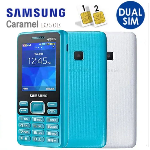 Hot selling Original for Samsung B350E 2G mobile phone dual card dual  standby key high quality flip phone for senior citizens, student phone |  Lazada Singapore
