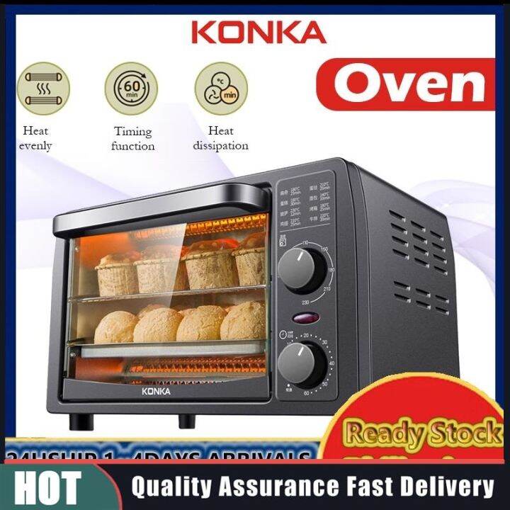 KONKA Electric Oven Toaster 22L Double Layer Baking Oven Multi Toasters