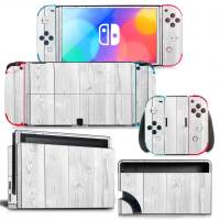 ไม้สวิทช์ Oled สติกเกอร์ผิวรูปลอกสำหรับสวิทช์ Oled คอนโซลผิว Dock Joy Con Wrap Full Wrap Decal NS OLED ไวนิล-hjgytyuuiytt